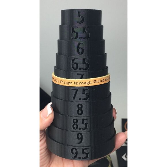 ''i can do all things through Christ who strengthens me'' Bible Verse Bracelet - Picture 3 of 8